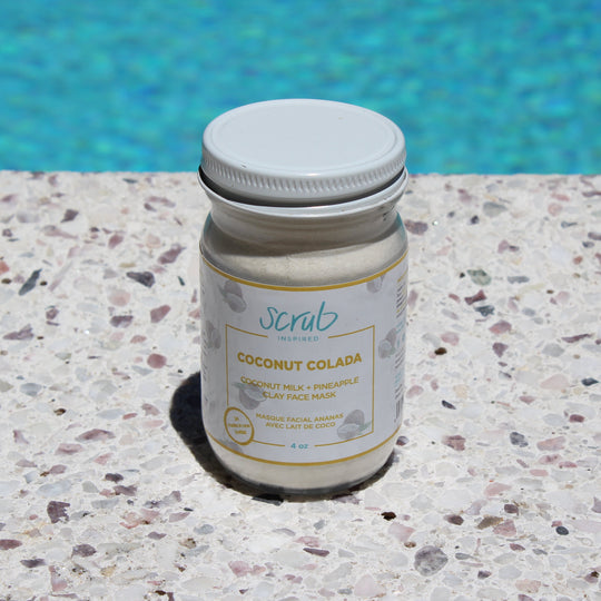 Coconut Colada [pineapple + coconut milk] Clay Facial Mask