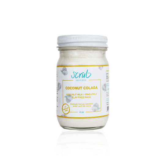 Coconut Colada [pineapple + coconut milk] Clay Facial Mask